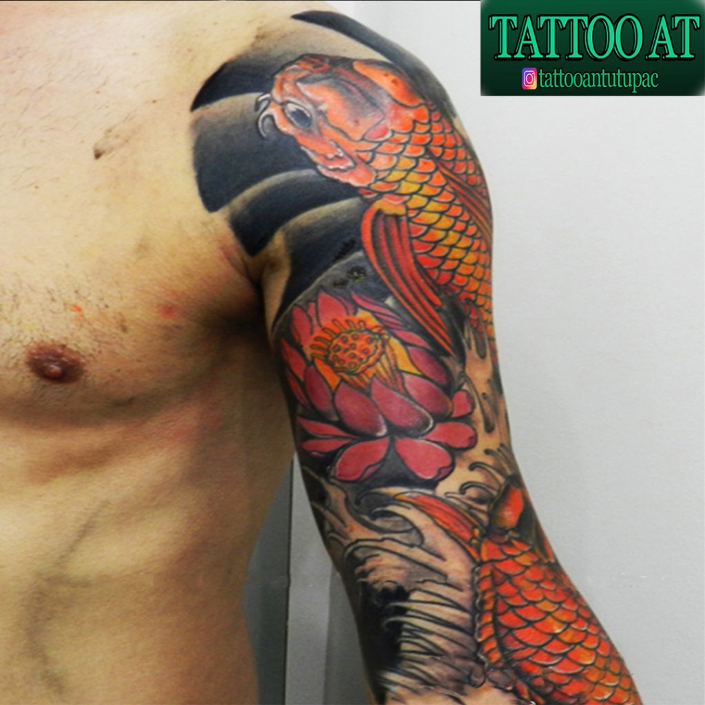 tatuaje manga koi neojapones