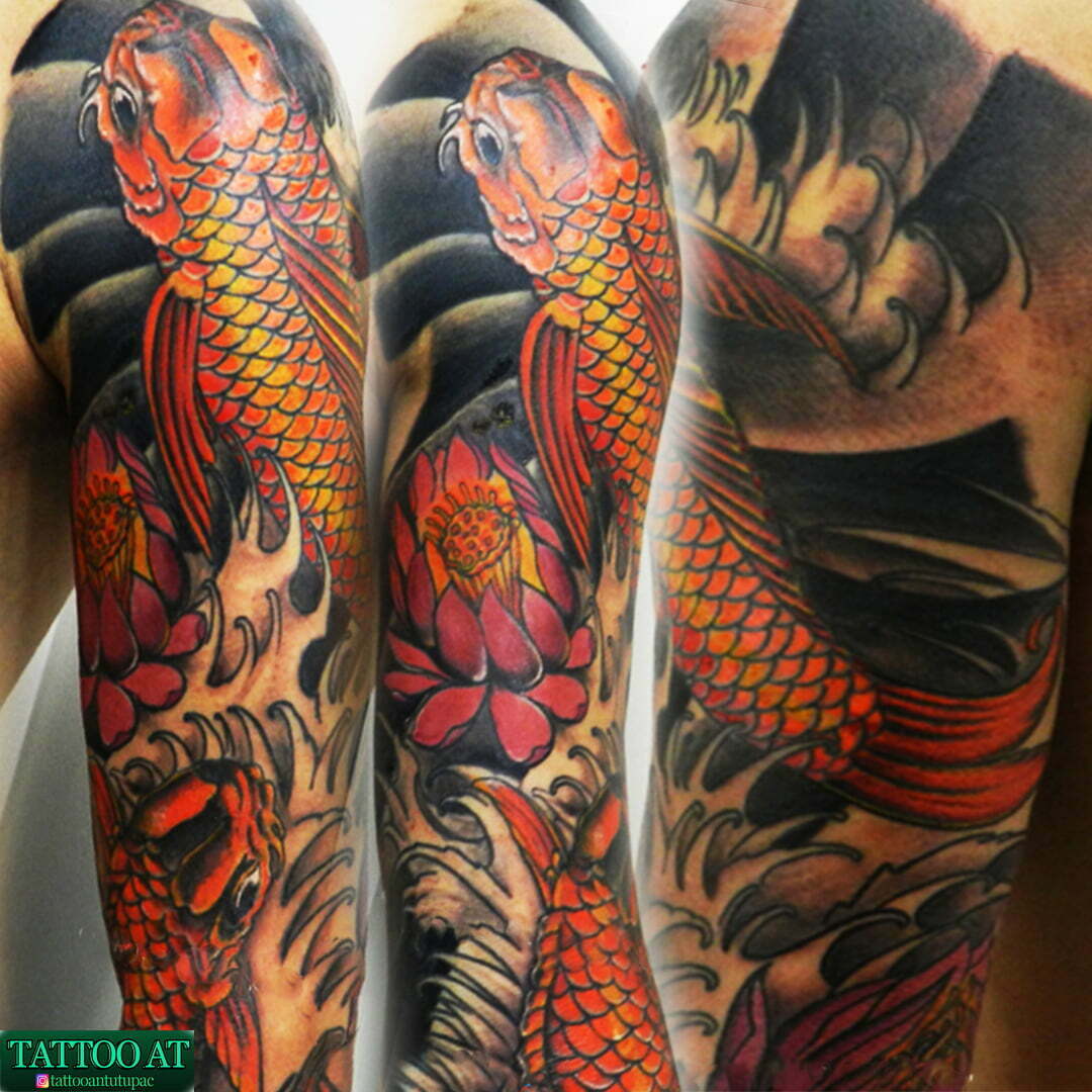 tatuajes de koi