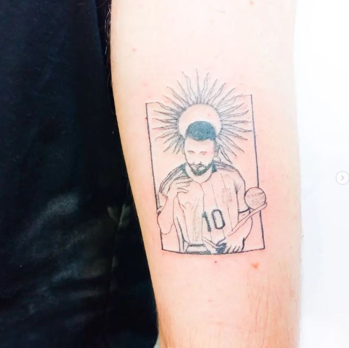 tatuaje de messi