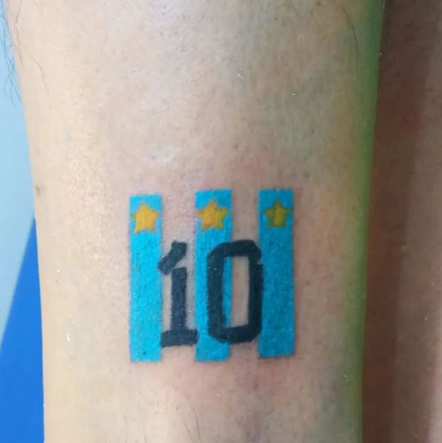 tatuaje de futbol