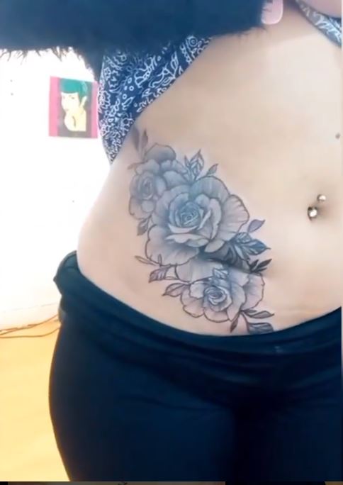 tatuaje de puntillismo dotwork