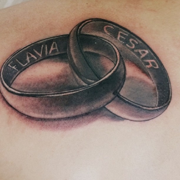 tatuajes de alianzas realismos