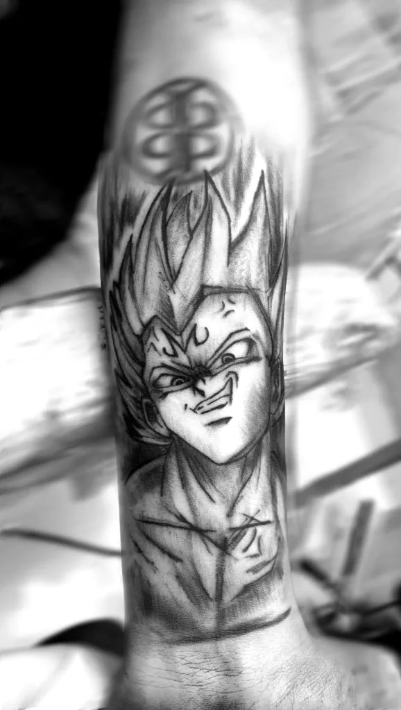 tatuaje de vegeta