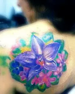 tatuajes de orquídeas