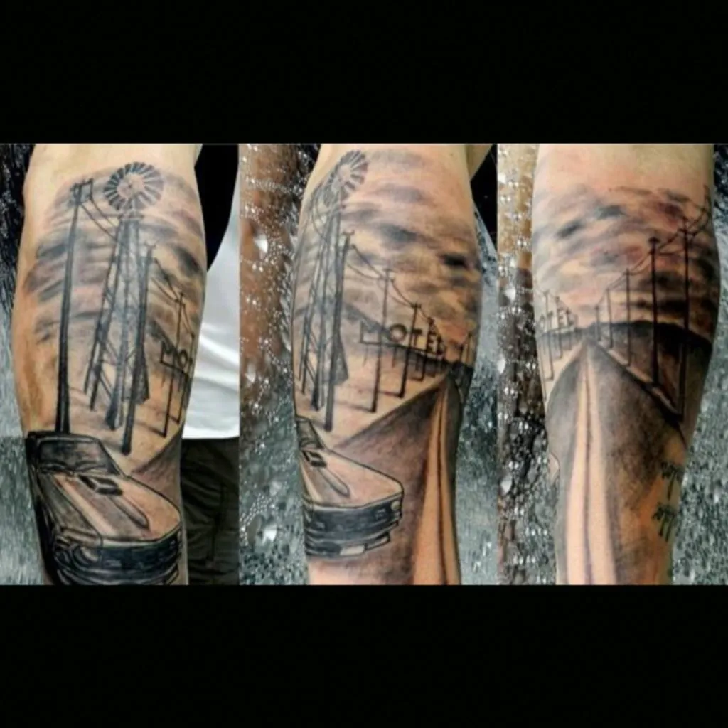 tatuaje de auto